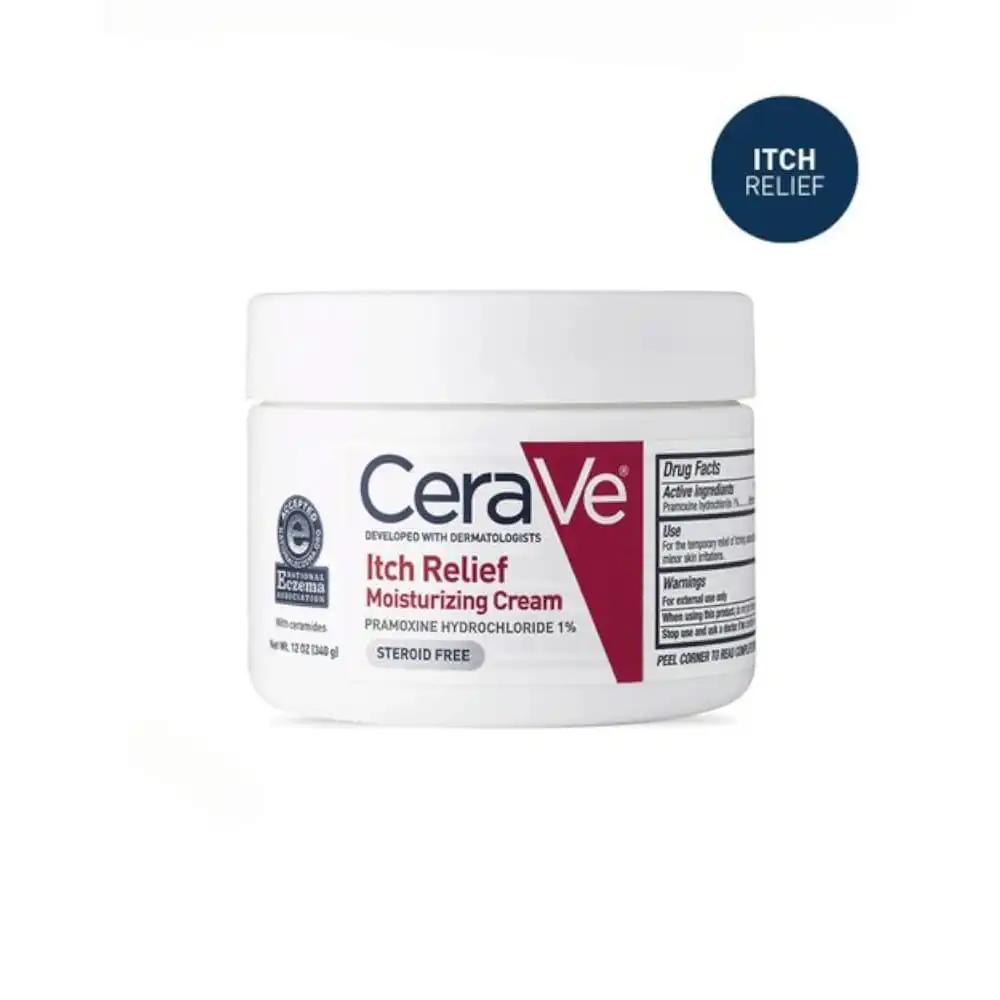 CeraVe Itch Relief vochtinbrengende crème 340g