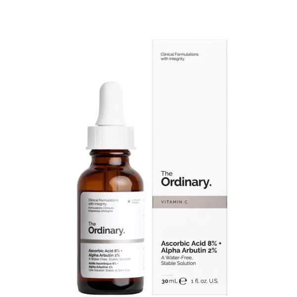 The Ordinary Ascorbic Acid 8% + Alpha Arbutin 2% 30 ml fles