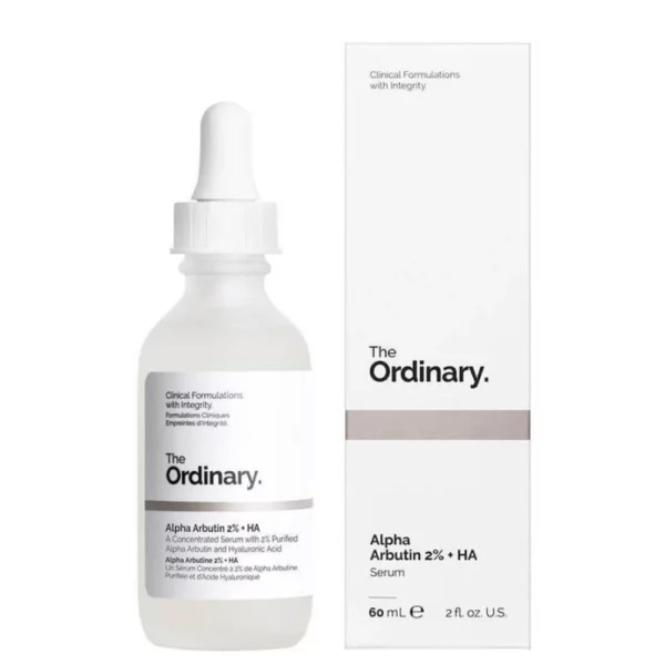 The Ordinary Alpha Arbutin 2% + HA 60ml verpakking