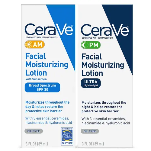 Cerave Facial Moisturizing Lotion AM PM Bundle 2 x 89ml