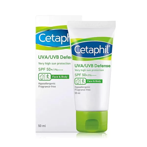 Cetaphil UVA/UVB Defense SPF 50+ Face & Body 50ml