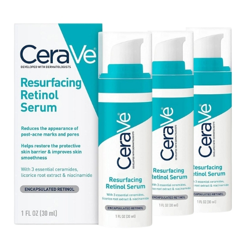 3-pack CeraVe Resurfacing Retinol Serum 30ml