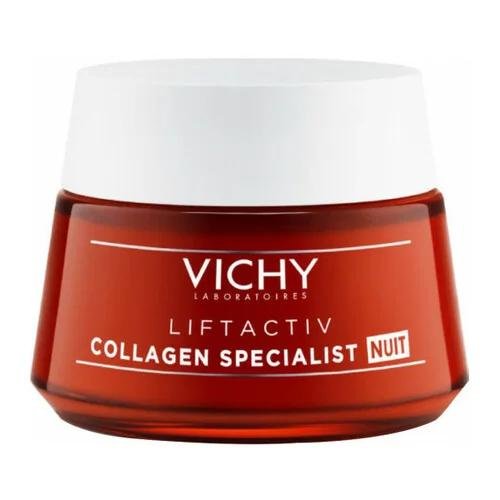 Vichy Liftactiv Collagen Specialist Nuit – 50 ml | Nachtcrème voor Stevigheid & Anti-aging